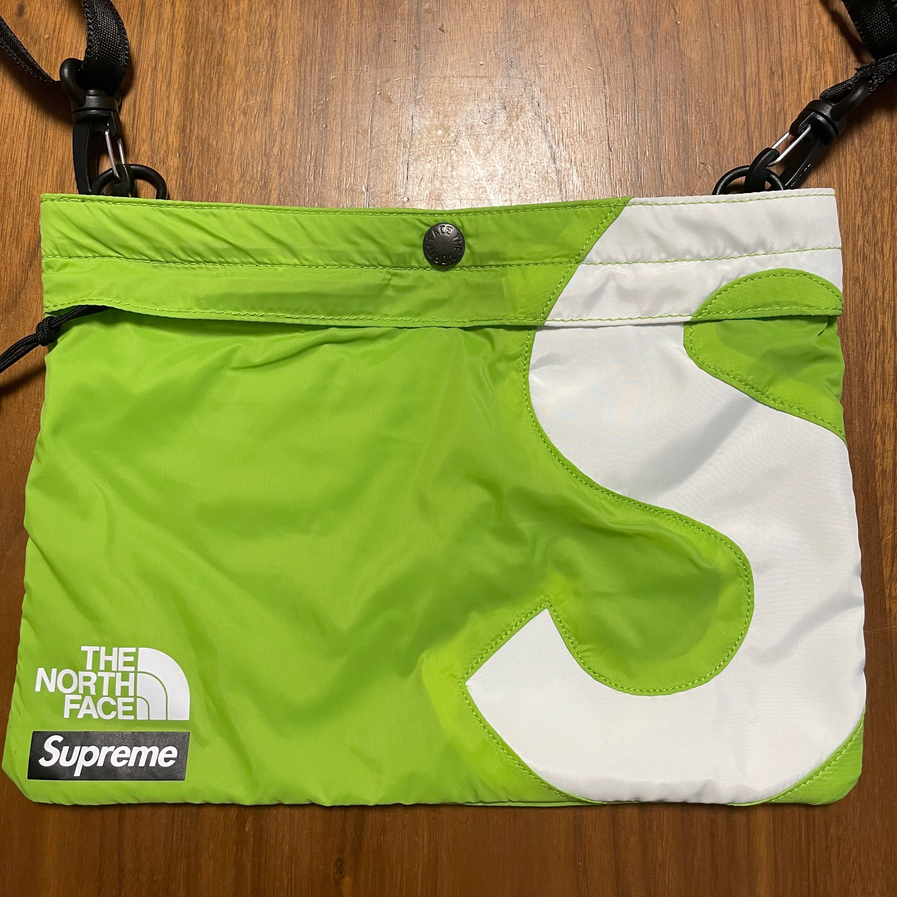 Supreme x The North Face S Logo Shoulder Bag "Green"
