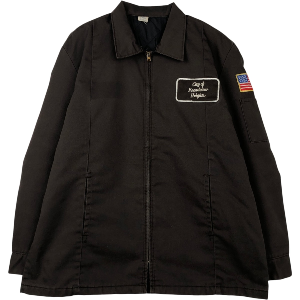 古着 ~90年代 レッドキャップ Red kap 星条旗柄 ワークジャケット USA製 メンズL相当 ヴィンテージ/eaa618451