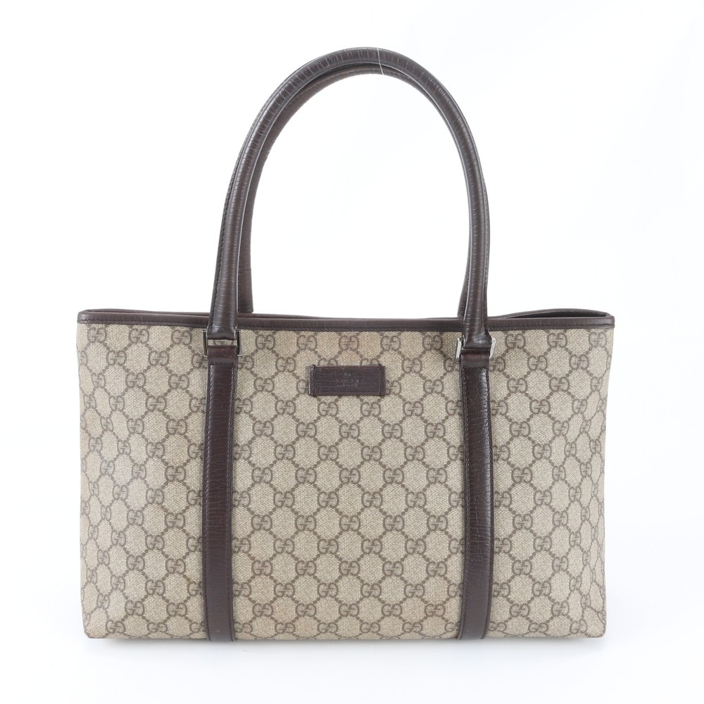 ■美品 グッチ GGスプリーム 111595 トート バッグ