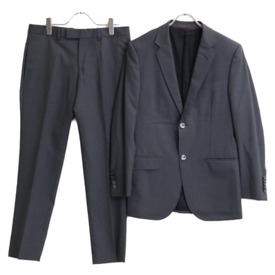 グッチ グレー 444305 裏地GG柄 ウール スーツセットアップ 46
