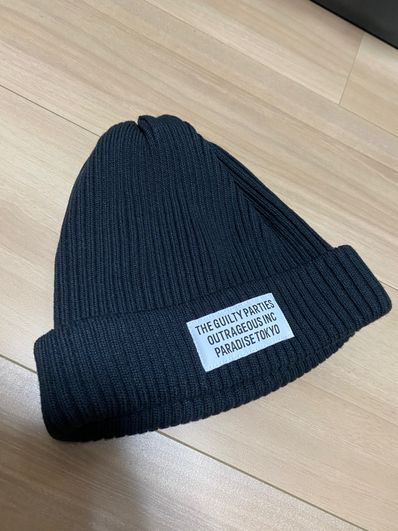 WACKO MARIA KNIT WATCH CAP (TYPE-2) "Black"
