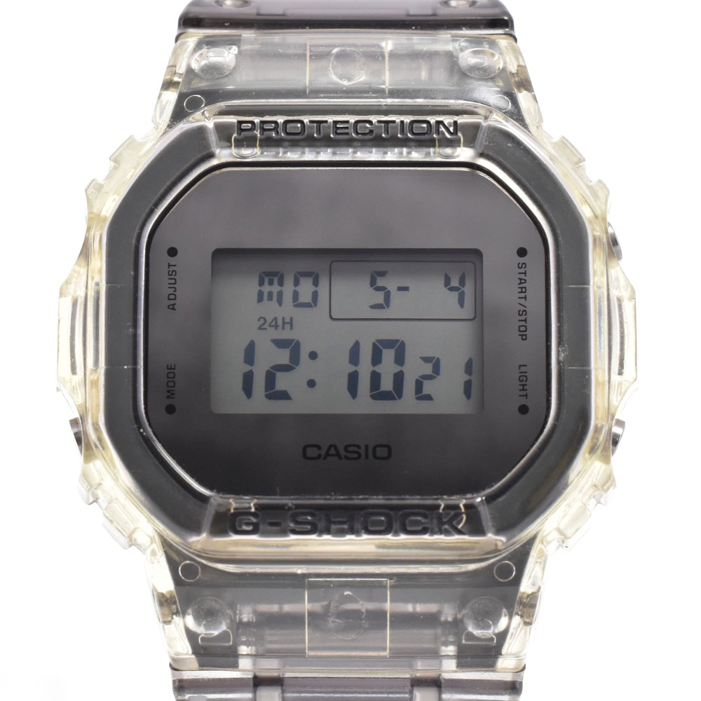 カシオ CASIO DW-5600SK G-SHOCK 液晶/シルバー クォーツ ユニセックス 良品 腕時計 I#147596