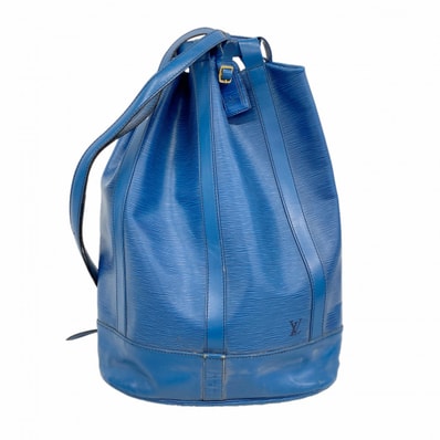 【6ga0164-k】ルイヴィトン ショルダーバッグ エピ ランドネGM M43085 トレドブルー【中古】レディース