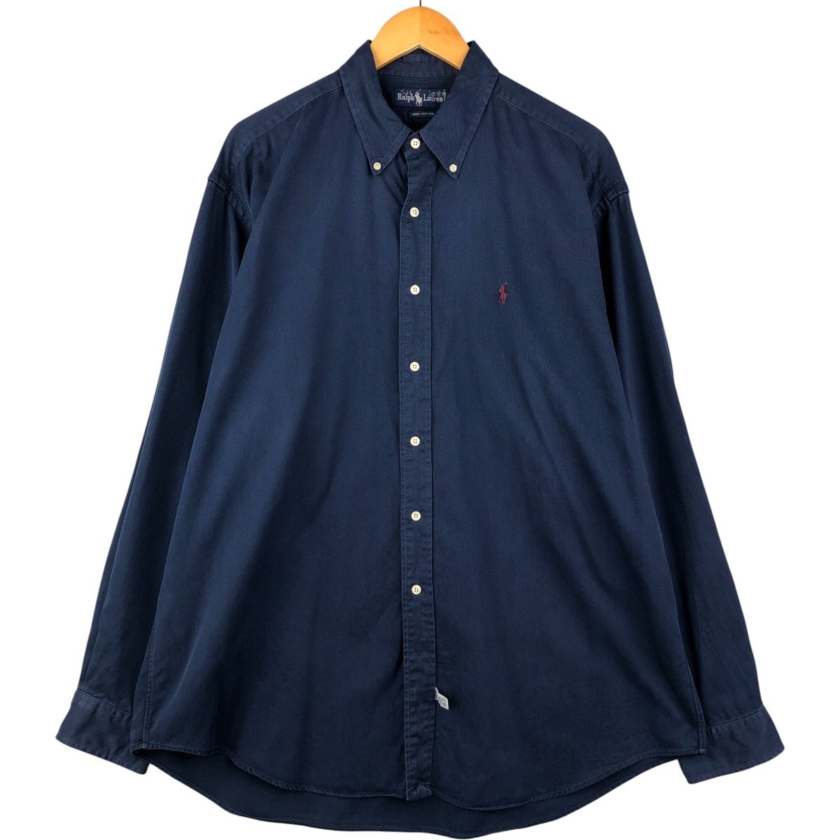古着 ラルフローレン Ralph Lauren 長袖 ボタンダウンシャツ メンズXL相当/eaa588655