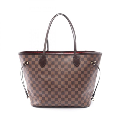 ルイ・ヴィトン LOUIS VUITTON ネヴァーフルMM トートバッグ バッグ PVCコーティングキャンバス レザー ダミエ エベヌ レディース ブラウン系 N41358 【中古】
