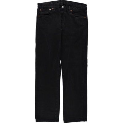 古着 リーバイス Levi's 501 ブラックデニム ストレートデニムパンツ メンズw35相当/eaa671299