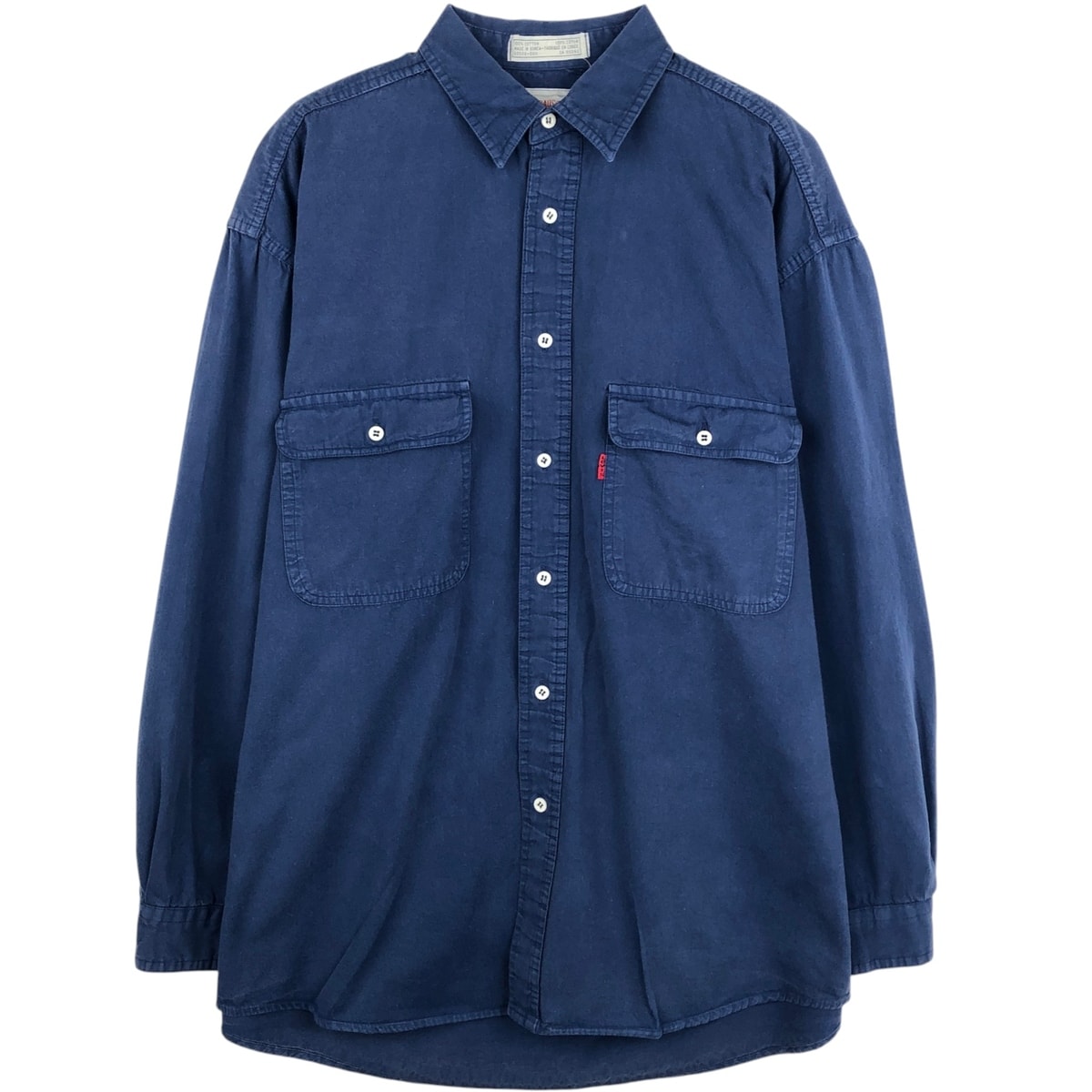 古着 80~90年代 リーバイス Levi's 長袖 コットンシャツ メンズL相当 ヴィンテージ/eaa643364