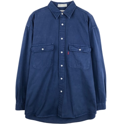 古着 80~90年代 リーバイス Levi's 長袖 コットンシャツ メンズL相当 ヴィンテージ/eaa643364