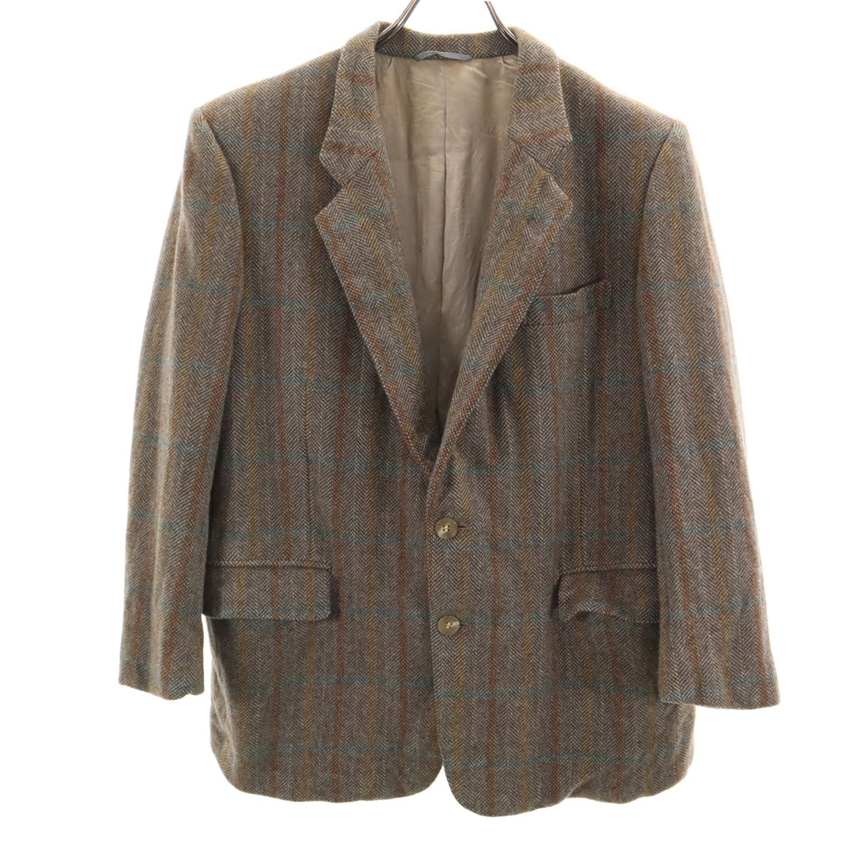 Christian Dior MONSIEUR クリスチャンディオール ムッシュ 90s オールド ヘリンボーン 長袖 ツイード テーラードジャケット 100-94-170