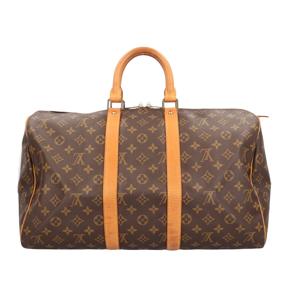 ルイヴィトン キーポル45 モノグラム ハンドバッグ モノグラムキャンバス M41428 ブラウン ユニセックス LOUIS VUITTON  中古