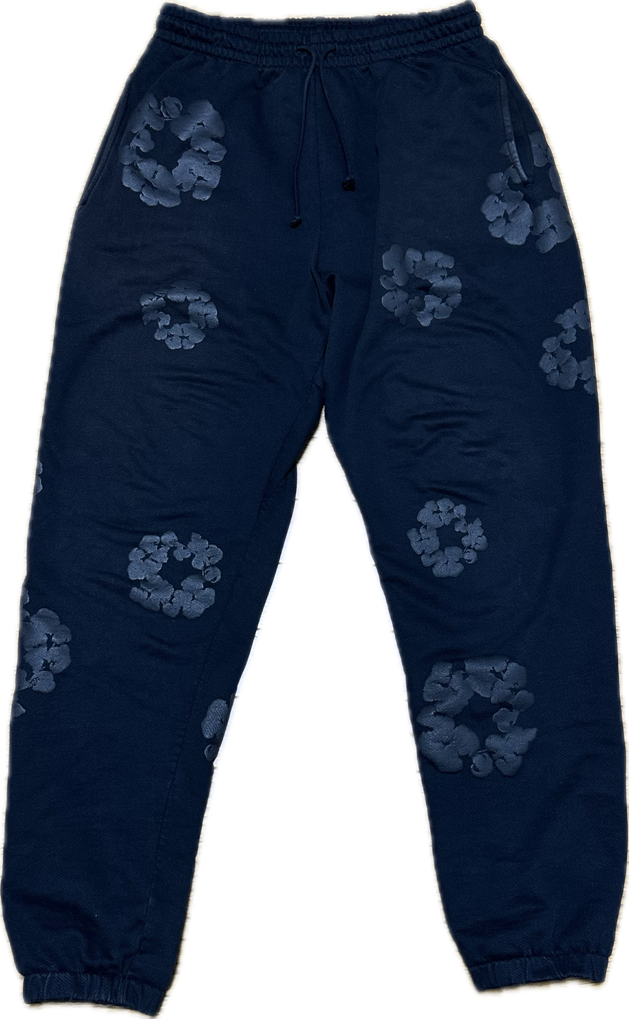 DENIM TEARS Mono Wreath Sweatpants "Black"