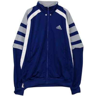 古着 90~00年代 アディダス adidas バックロゴ 2WAY ジャージ トラックジャケット メンズM相当/eaa619722