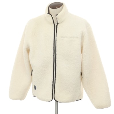 【中古】サタデーズ ニューヨークシティ Saturdays NYC フリースジャケット ホワイト【サイズL】【メンズ】