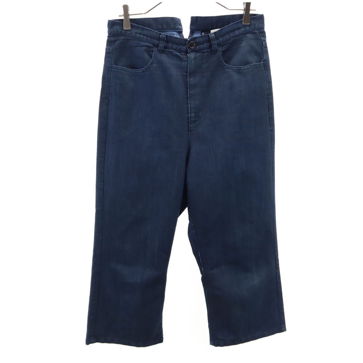 tricot COMME des GARCONS トリコットコムデギャルソン デニム クロップドパンツ S ネイビー