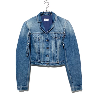Off-White Cargo crop denim jacket