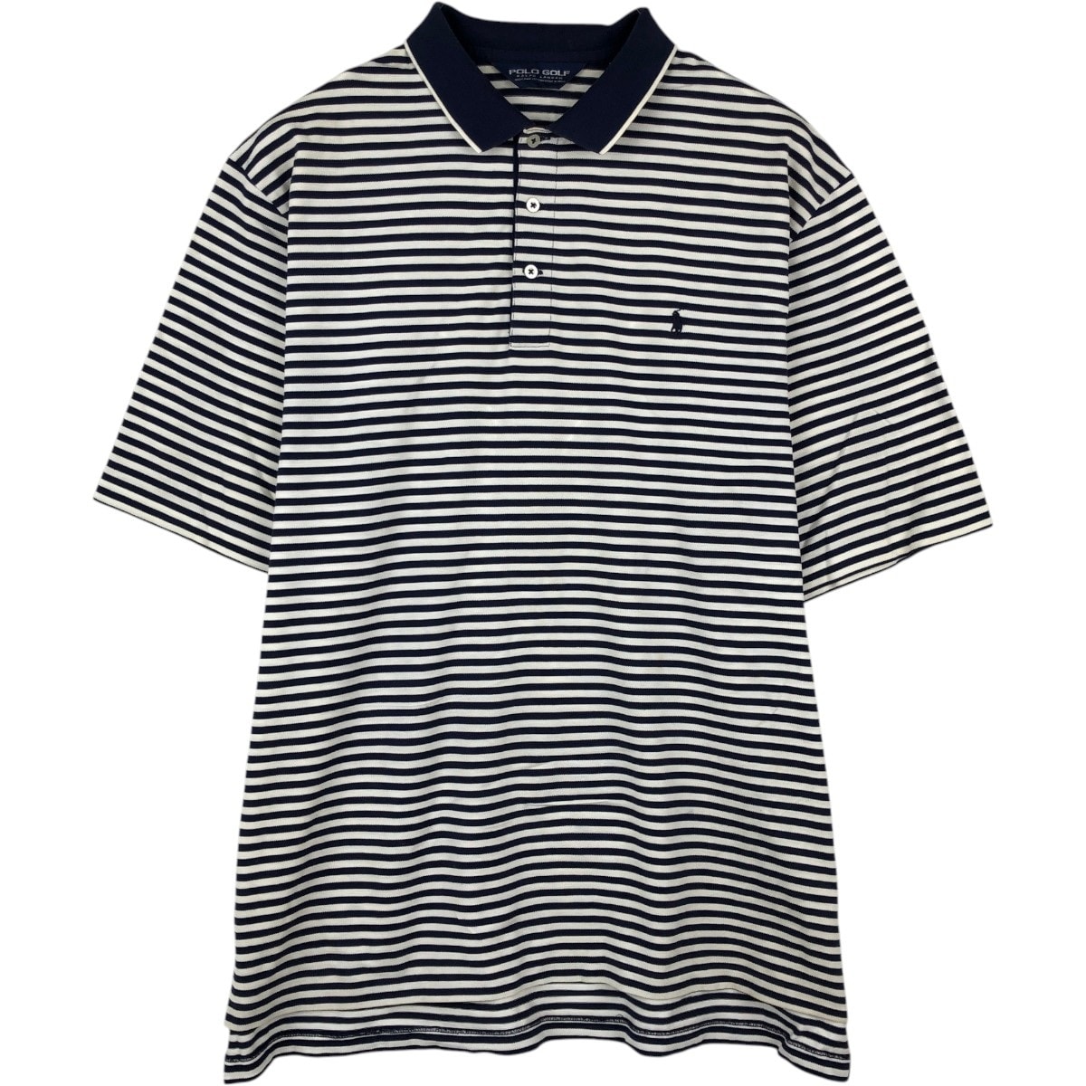古着 ラルフローレン Ralph Lauren POLO GOLF ポロゴルフ 半袖 ボーダー ポロシャツ メンズXL相当/eaa667452