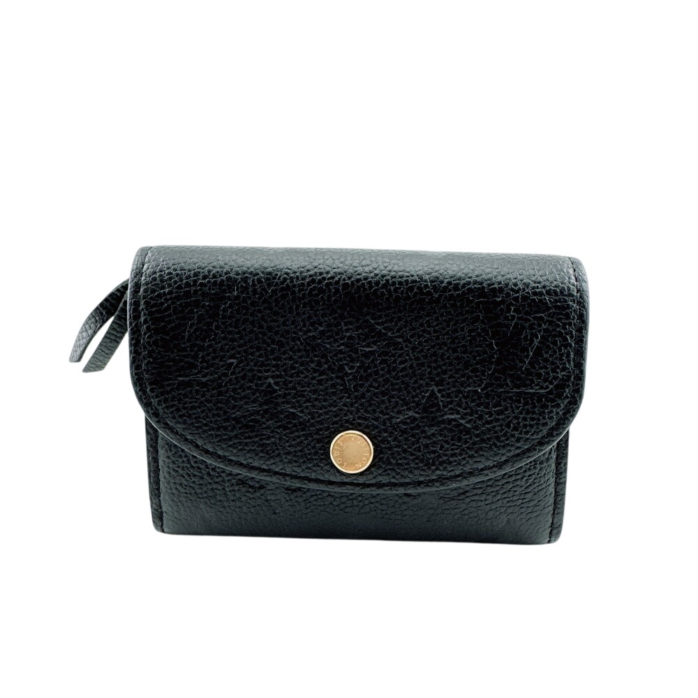 ルイヴィトン LOUIS VUITTON 長財布 モノグラムアンプラント ポルトモネロザリ コンパクトウォレット コイン カード M81455 ノワール