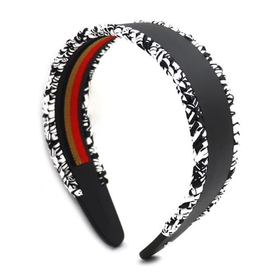 HERMES エルメス スイフト シルク セリエグレース ヘアアクセサリー カチューシャ レディース【中古】【美品】