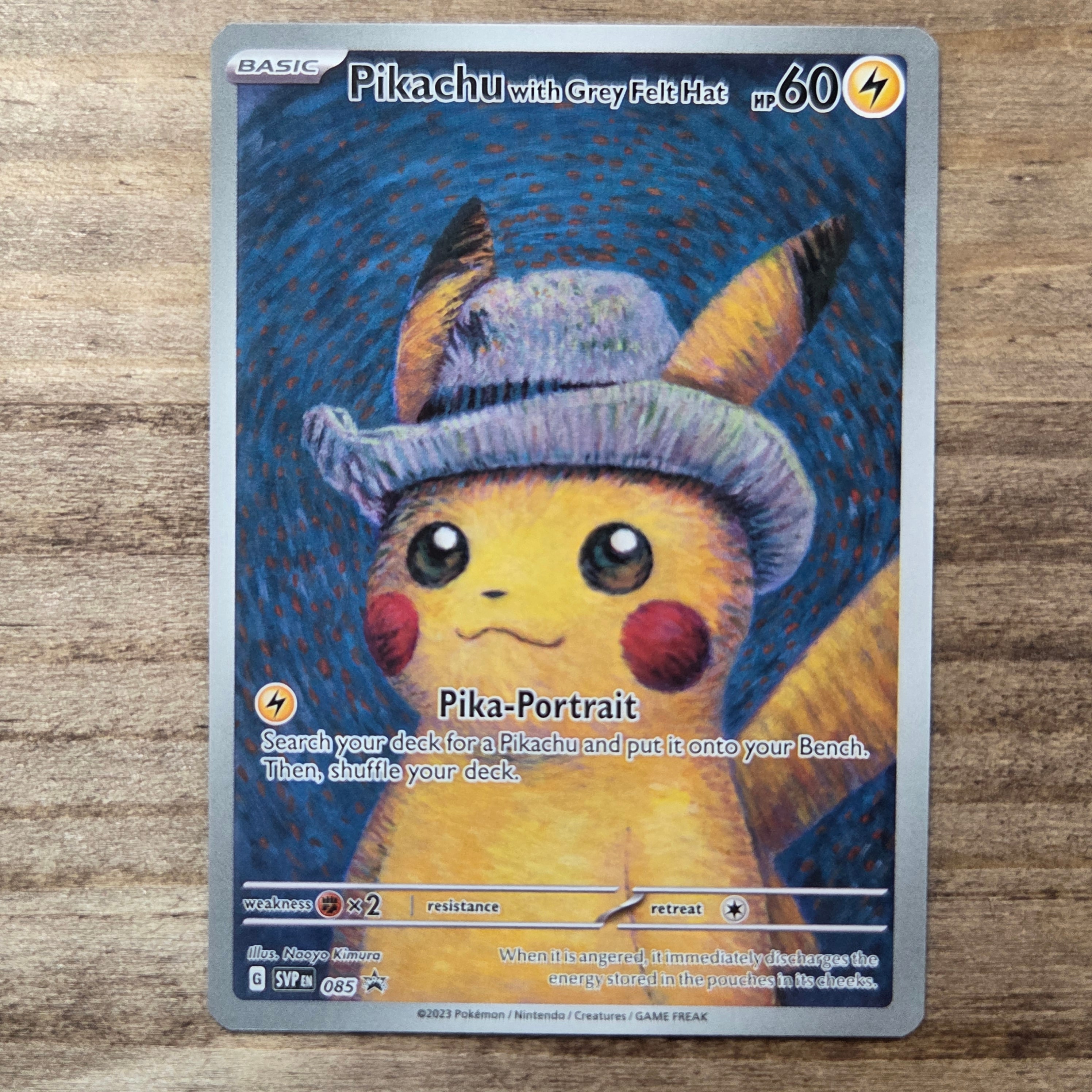PSA10】ピカチュウ : プロモ [SVP EN 085](「ゴッホ展