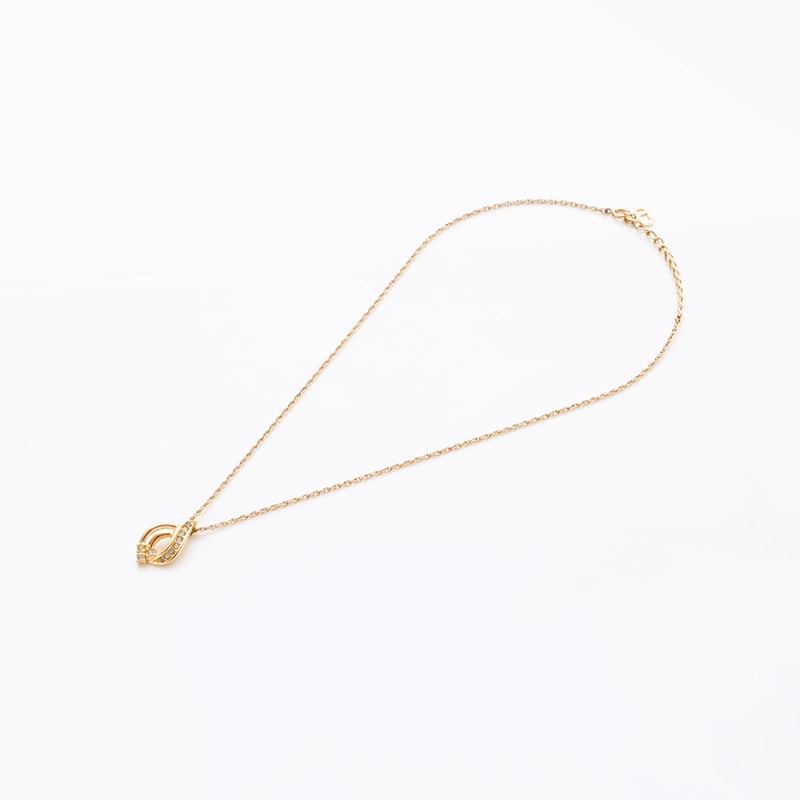 【クリスマス特別価格】 ディオール Dior ビンテージ ラインストーン ネックレス【中古】