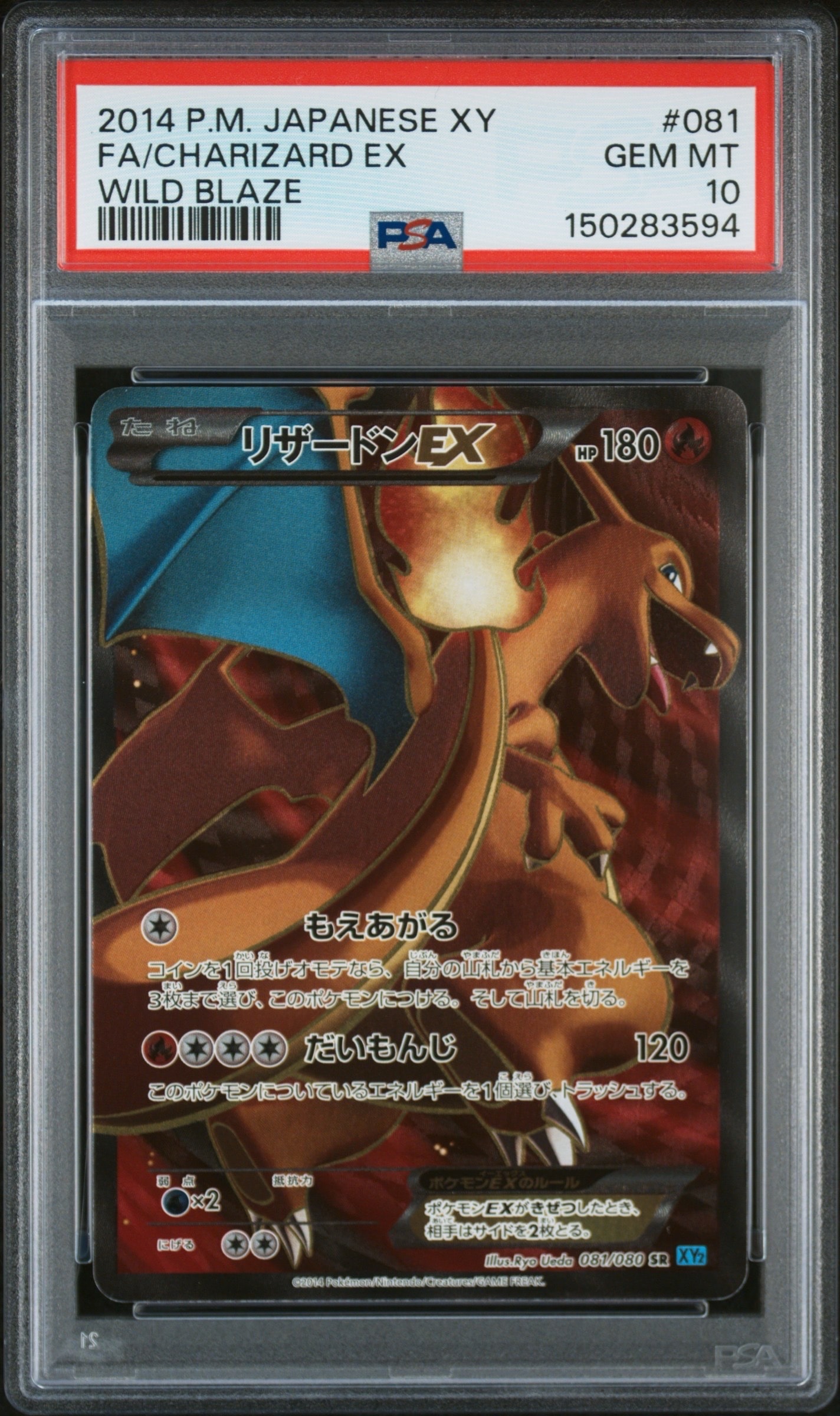 リザードンEX SR XY2 081/080 拡張パック ワイルドブレイズ リザードンEX SR [XY2 081/080](拡張パック「ワイルドブレイズ」)の