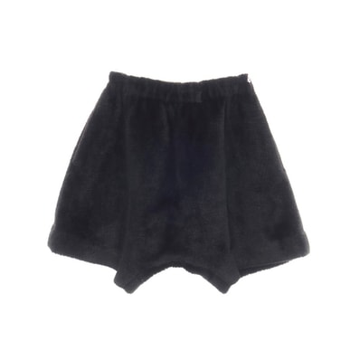 【中古】コムデギャルソン COMME des GARCONS 2008年秋冬 アクリル フェイクファー ショートパンツ ブラック【サイズSS】【レディース】