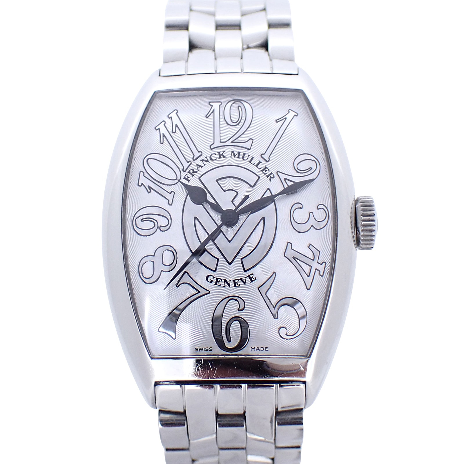 225本限定 FRANCK MULLER フランクミュラー  トノーカーベックス レリーフ  5850SCRELFM  メンズ 腕時計