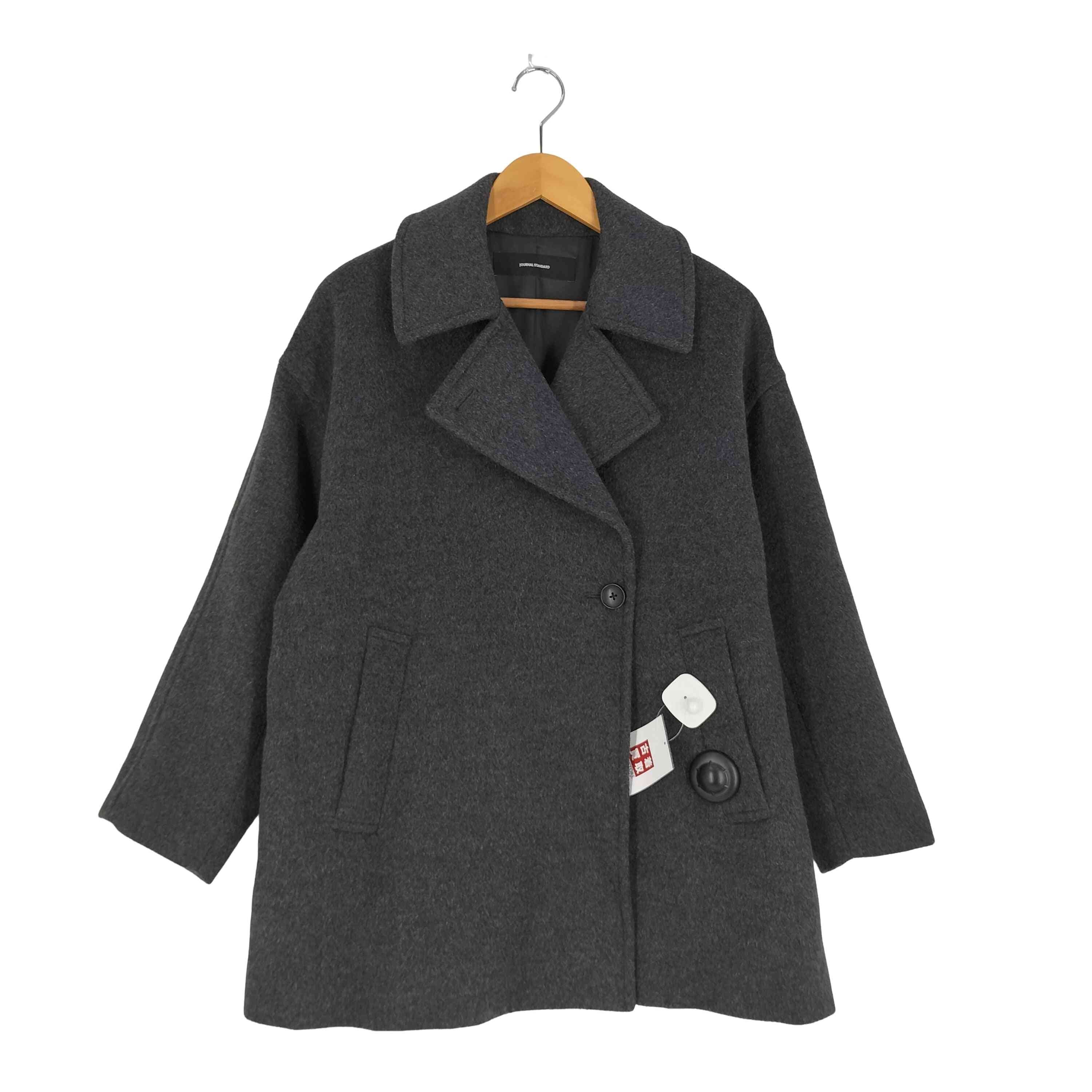 23AW ウールアンゴラバルカラーミドル コート【1140259659068】