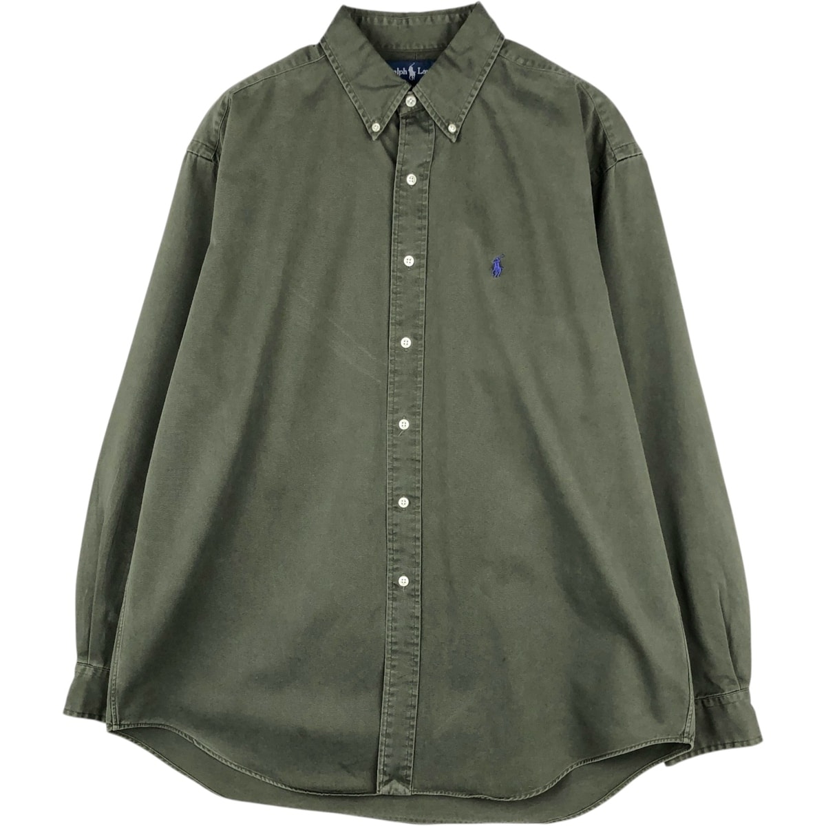 古着 ラルフローレン Ralph Lauren BLAKE 長袖 ボタンダウンシャツ メンズL相当/eaa628881