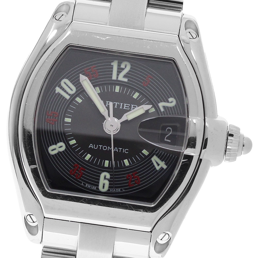 カルティエ ロードスター LM W62002V3 メンズ 【中古】