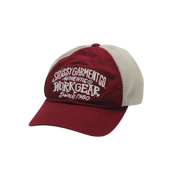 Stussy Low Profile Workgear Strapback "Wine"
