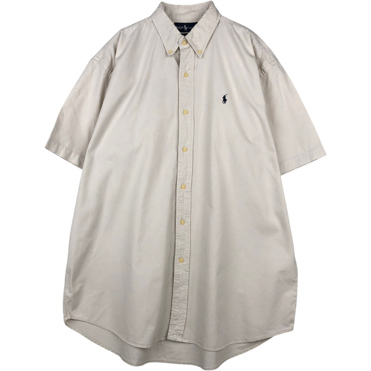 古着 ラルフローレン Ralph Lauren BLAKE 半袖 ボタンダウンシャツ メンズL相当/eaa641640