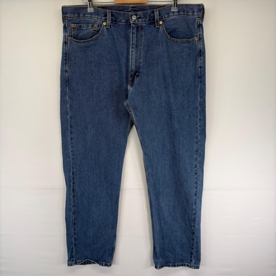 古着 リーバイス Levi's デニム パンツ 5ポケット ジッパーフライ ジーンズ ジーパン 505 大きいサイズ w40 L32 ブルー系 メンズ