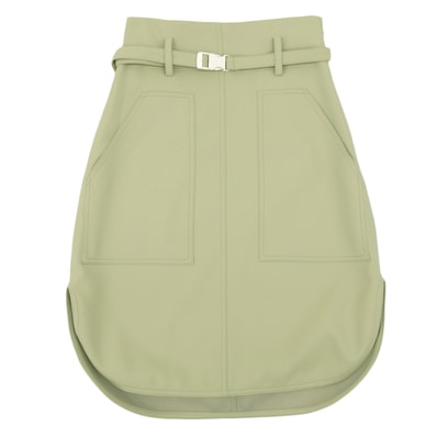 ステラマッカートニー 美品 ベルト付き スカート レディース ライトグリーン 34 603150 34