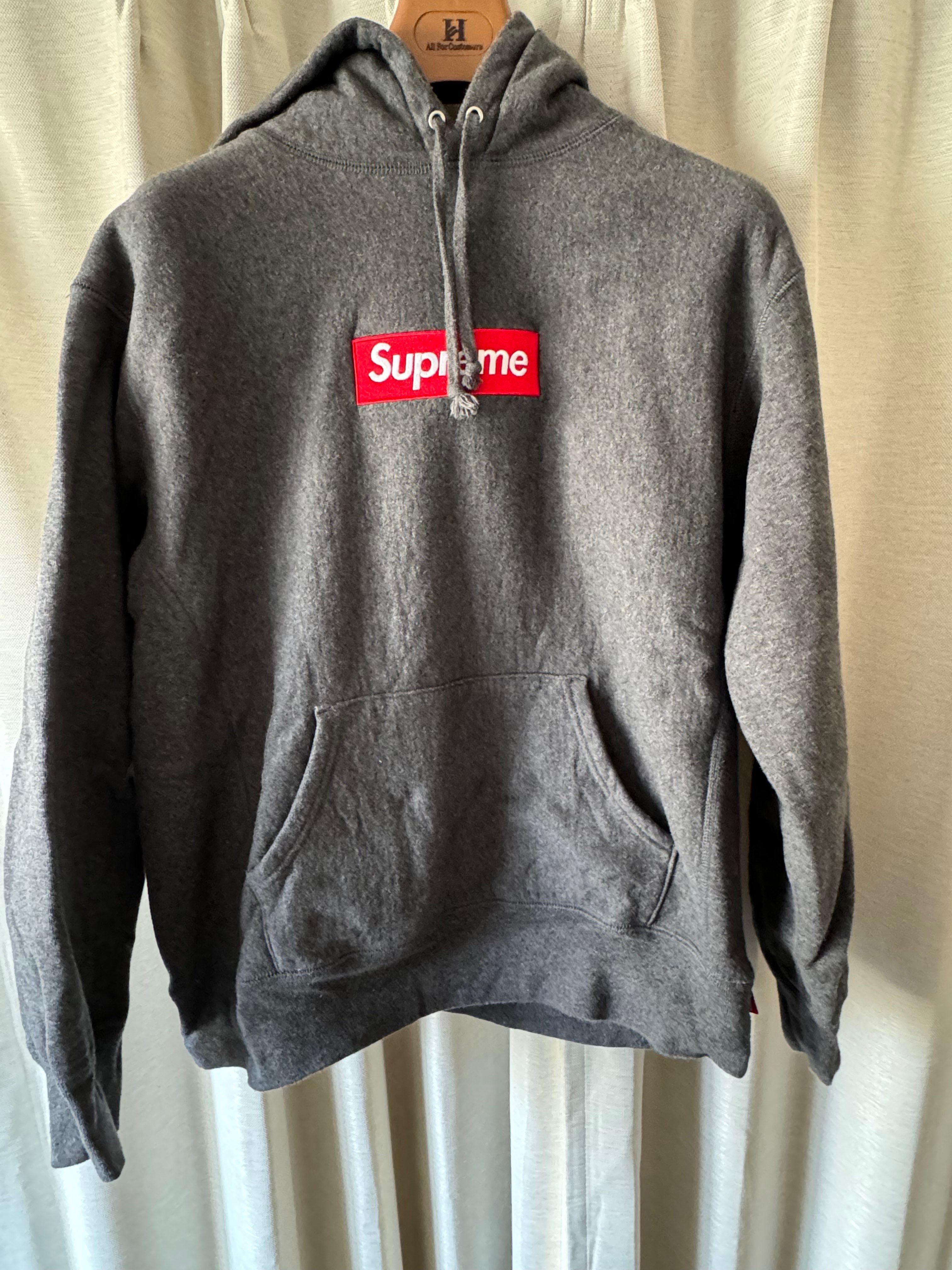 Supreme Box Logo Hooded Sweatshirt "Charcoal" (21FW)