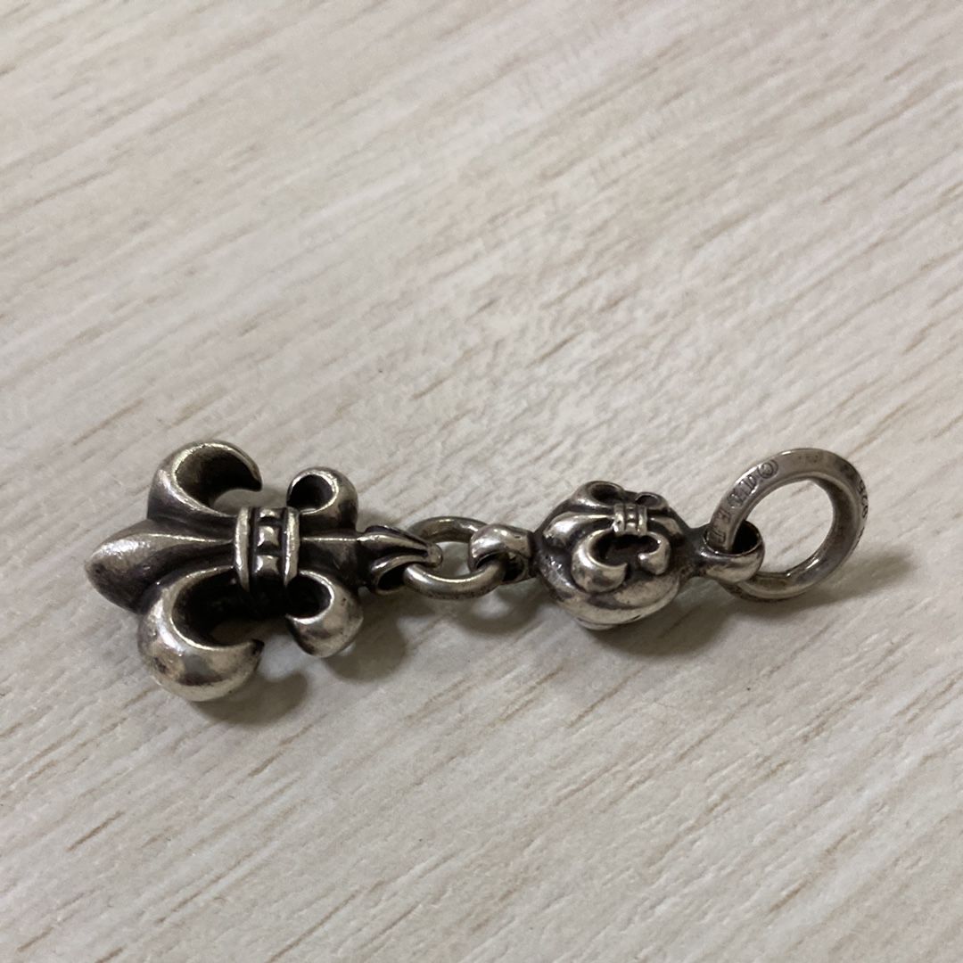 Chrome Hearts 1 Ball BS Flare Charm "Silver"