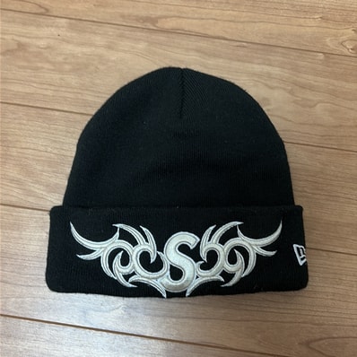 Supreme New Era Tribal S Logo Beanie "Black"