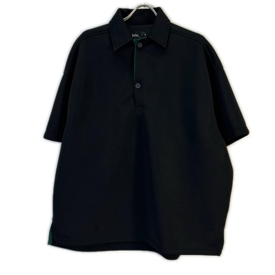 カラー 22SCM-B11201 ブラック オーバー ポロシャツ 2