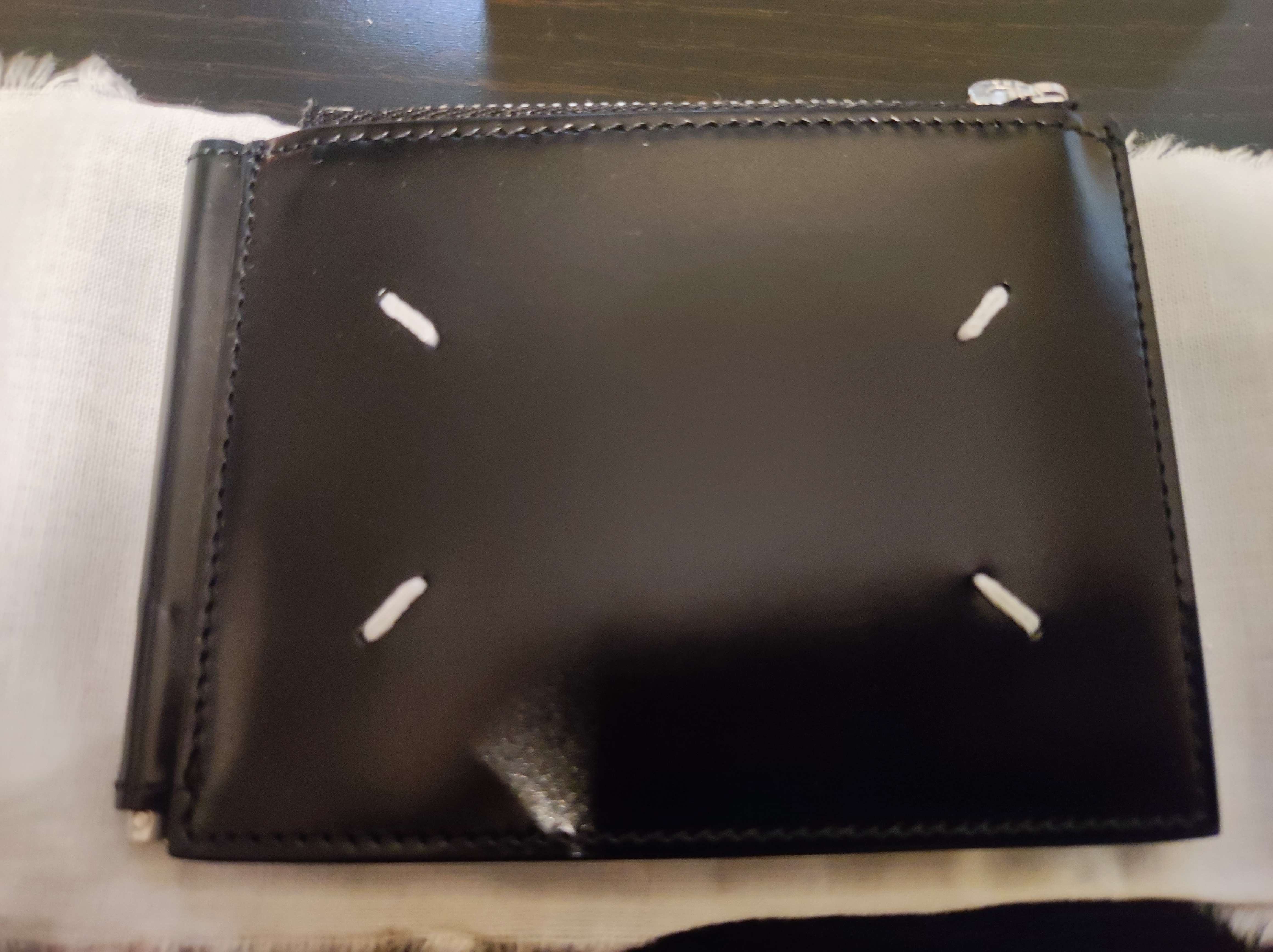 Maison Margiela Money Clip Leather Wallet "Black"