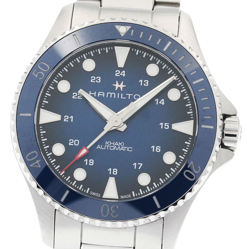 ハミルトン カーキ ネイビー スキューバ オート メンズ 【中古】