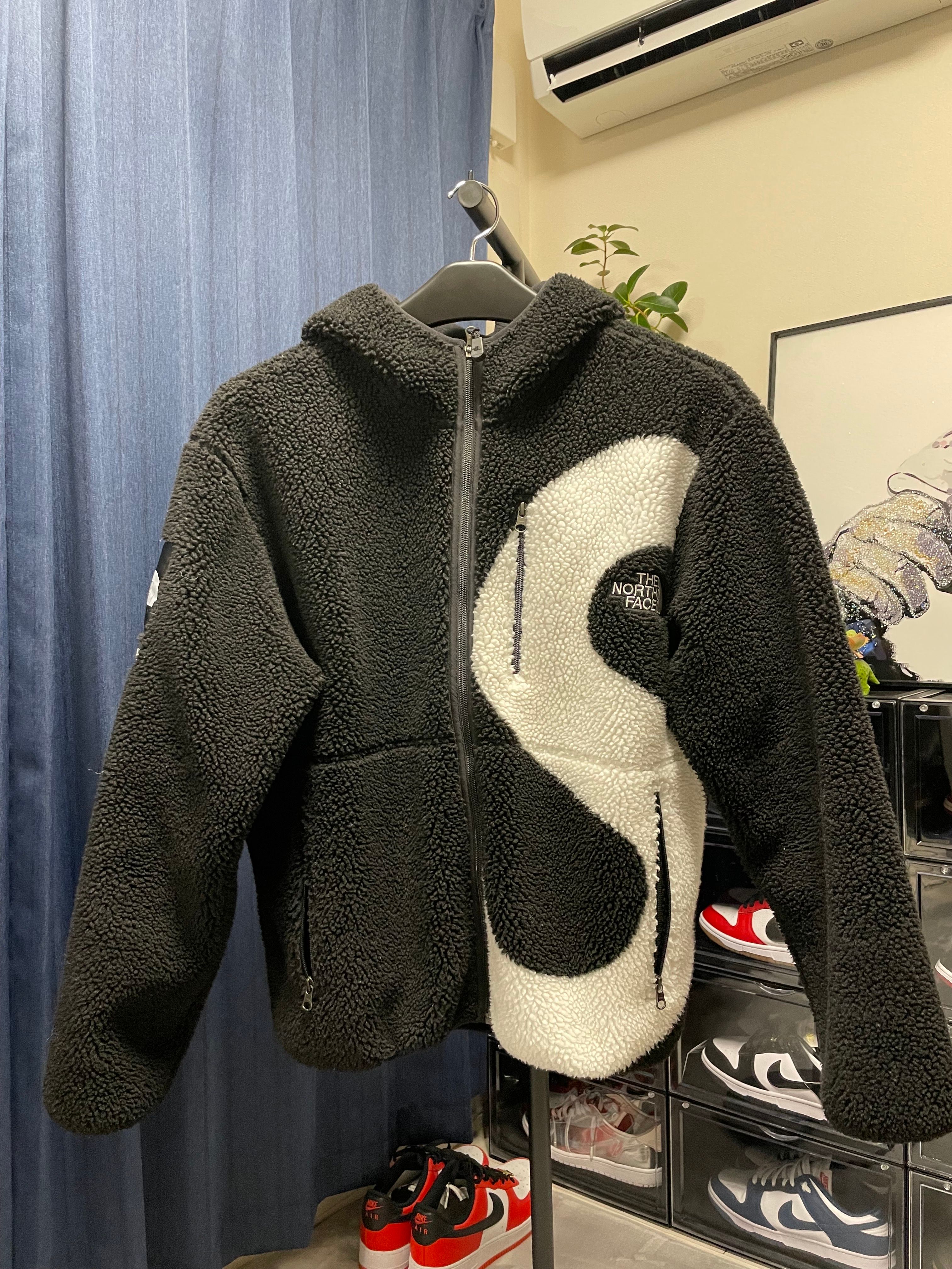 Supreme x The North Face S Logo Hooded Fleece Jacket "Black"