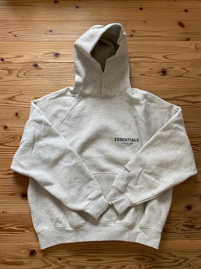 FEAR OF GOD ESSENTIALS PULLOVER HOODIE "Light Heather Oatmeal"