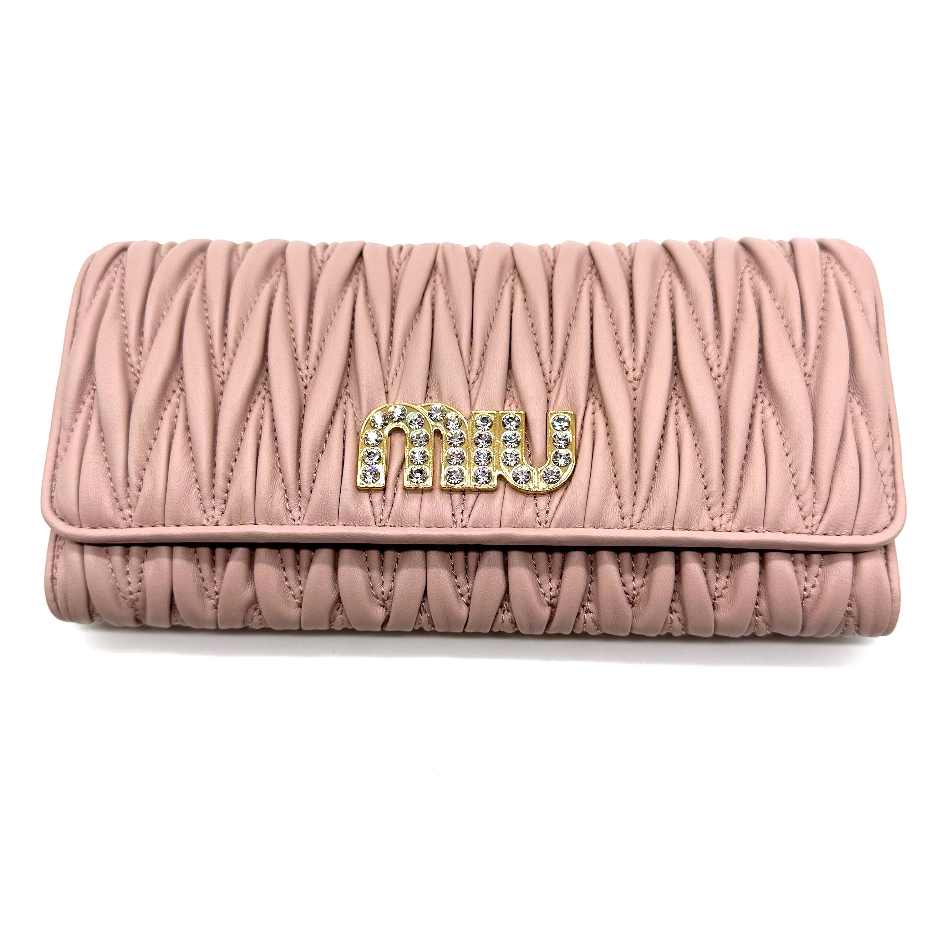 MIUMIU ミュウミュウ マテラッセ 長財布