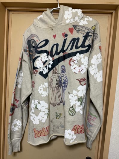 SAINT Mxxxxxx 22SS HOODIE GRAFFITTI "Grey"