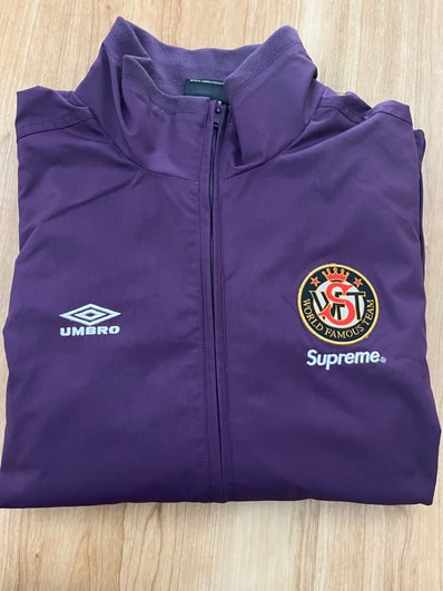Supreme x Umbro Cotton Ripstop Track Jacket (26SS) "Plum"