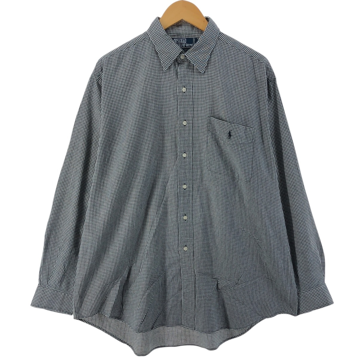古着 ラルフローレン Ralph Lauren POLO by Ralph Lauren LOWELL SPORT 長袖 コットンチェックシャツ メンズL相当/eaa534749