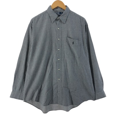 古着 ラルフローレン Ralph Lauren POLO by Ralph Lauren LOWELL SPORT 長袖 コットンチェックシャツ メンズL相当/eaa534749