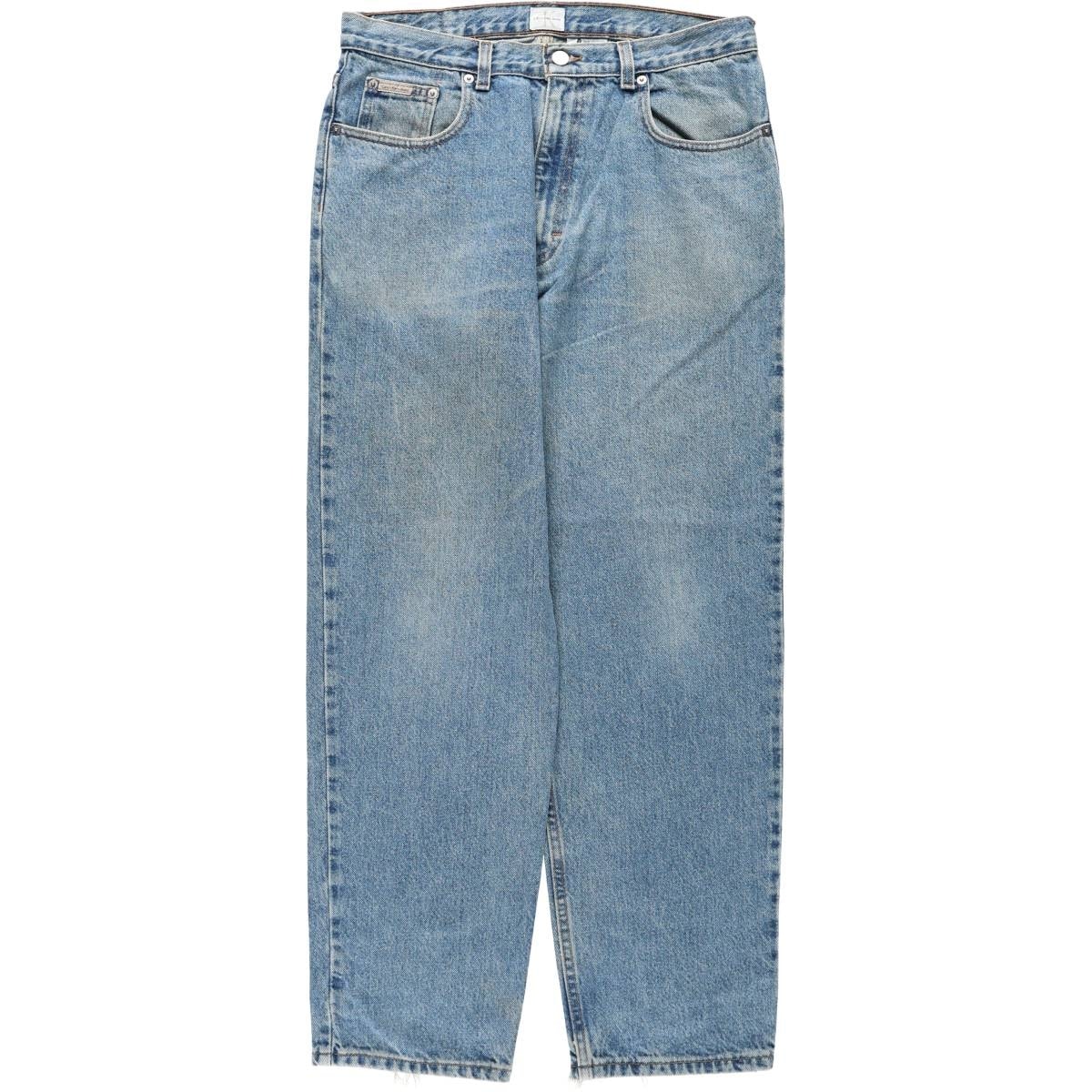 古着 90~00年代 カルバンクライン Calvin klein JEANS テーパードデニムパンツ メンズw33相当 ヴィンテージ/eaa673215
