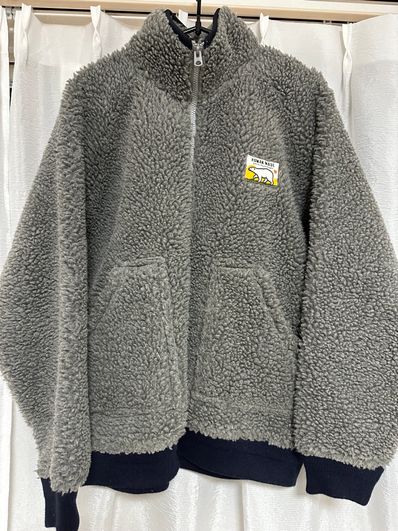 HUMAN MADE Boa Fleece Jacket "Gray"