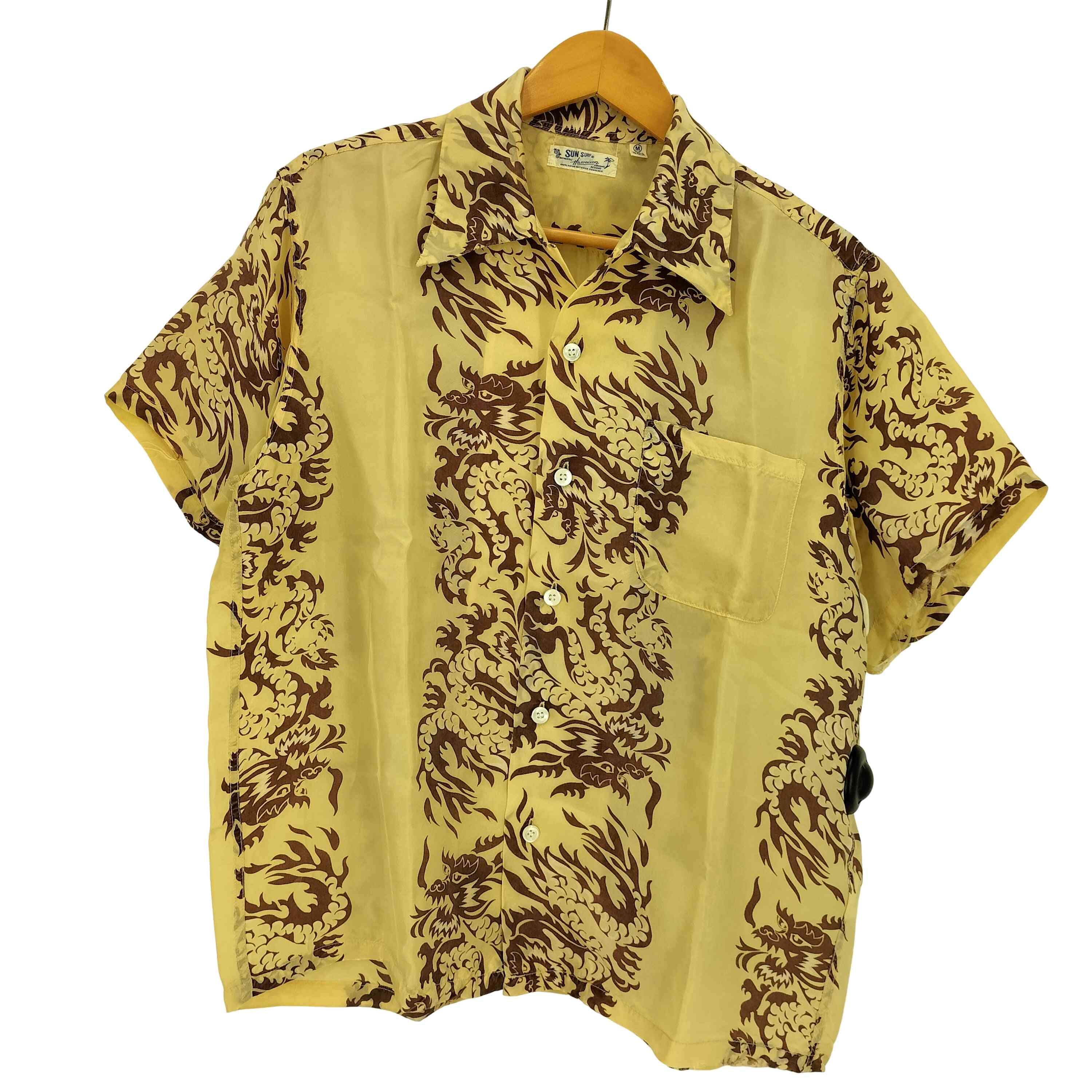 90S ドラゴン レーヨン 開襟 S/S アロハシャツ【1143340119557】